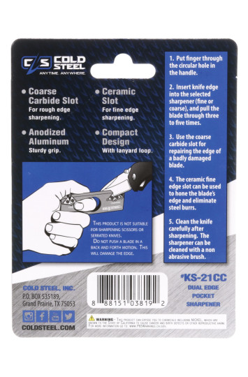 Kišeninių peilių galąstuvas 2 viename