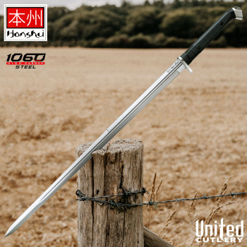 Honshu Boshin dviašmenis kardas su makštimis