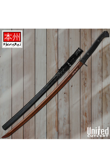 Honshu Boshin Wakizashi Damasko kardas "Pragaro ugnis"