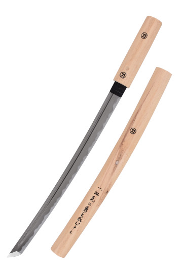 Kardas Wakizashi su medine Shirasaya