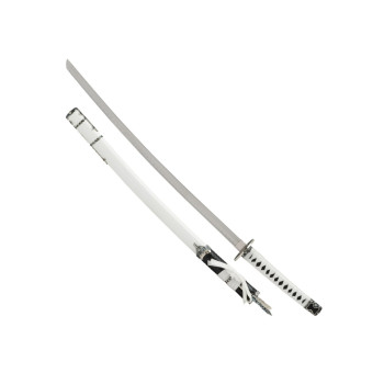 Katana Saya su peiliais balta