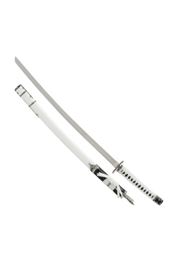 Katana Saya su peiliais balta