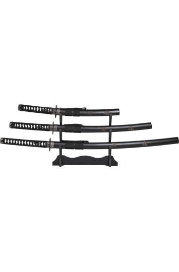 Samurajų kardų rinkinys Juodas II