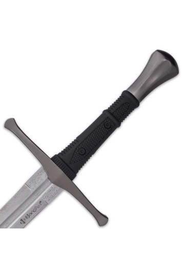 Honshu Damasko plieno platusis kalavijas su makštimis