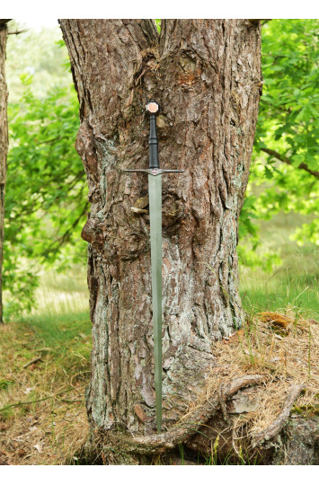 Juodasis riterio kardas, viduramžių kardas su juodomis makštimis