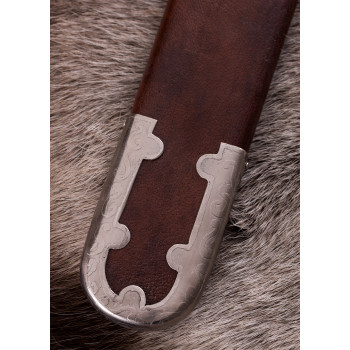 Vendelio laikotarpio kalavijas su makštimis, Damasko plienas