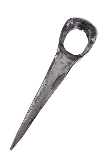 Barzdinio kirvio galva, ašmenys buki