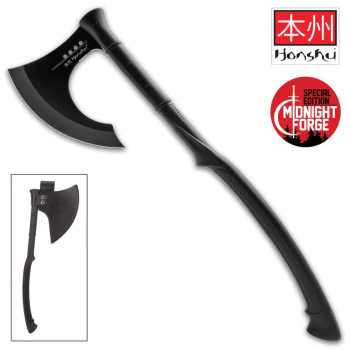 Honshu Karito kovos kirvis su makštimis
