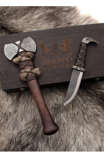 Kirvio ir peilio komplektas Asgard
