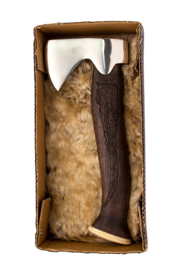 Mažasis vikingų kirvis, dekoruotas