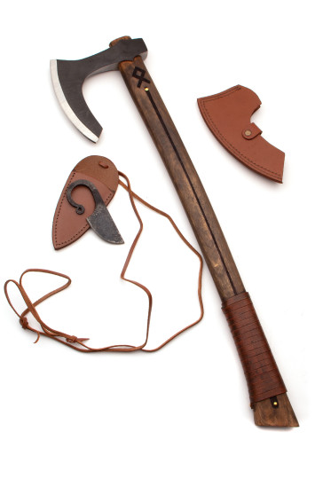 Vikingų barzdinio kirvio komplektas Othala 