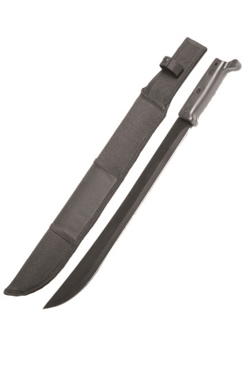 Krūmynų mačetė su makštimis