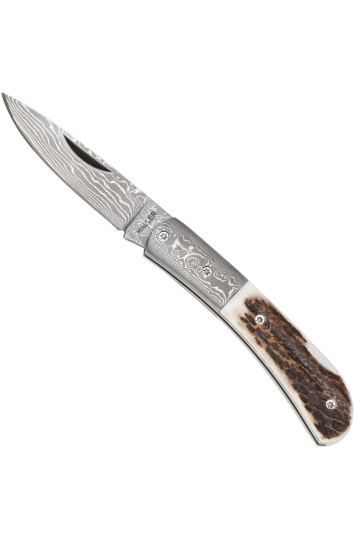 Damasko plieno kišeninis peilis „Stal“