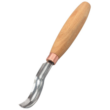 Lenktas pusapvalis kaltas delnine rankena