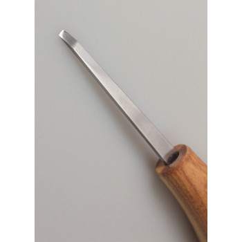 Tiesus plokščias kaltas 3 mm delnine rankena