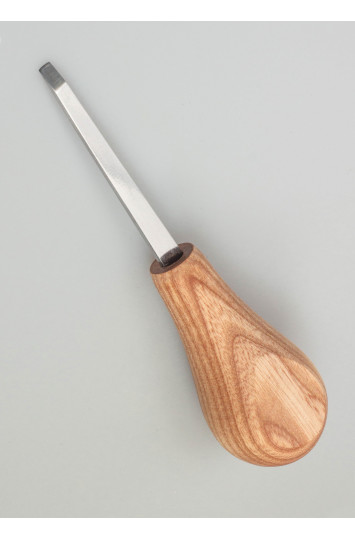 Tiesus plokščias kaltas 4 mm delnine rankena