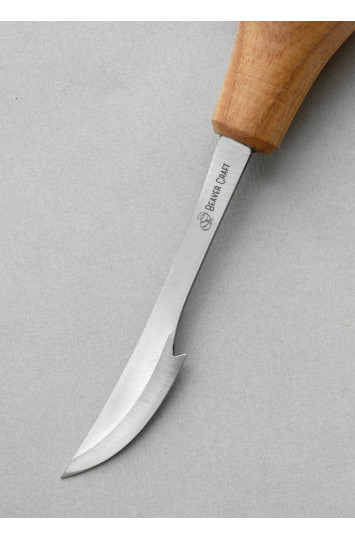 Universalus detalaus drožinėjimo peilis delnine rankena