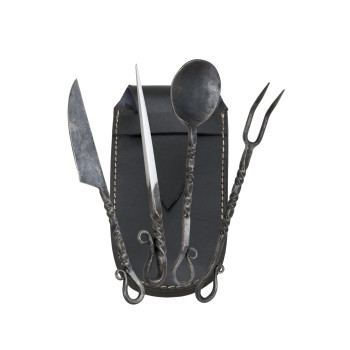 Viduramžių stalo įrankių rinkinys (4 dalių)