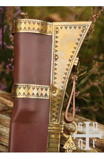 Vikingų ilgasis Saksas su medžio/kaulo rankena