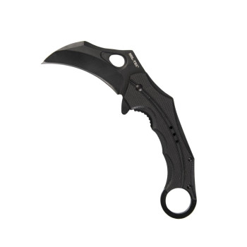 Peilis Karambit Juodas G10