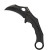 Black G10 one-hand knife Karambit