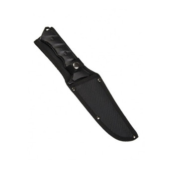 Peilis Mil Tec Juodas g10 su nailoniniu apvalkalu