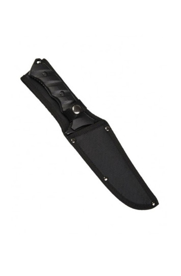 Peilis Mil Tec Juodas g10 su nailoniniu apvalkalu