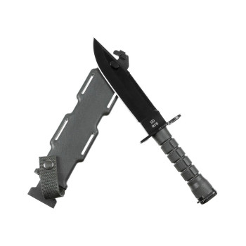 Peilis M9, žalias, plastikinė rankena, dėklas