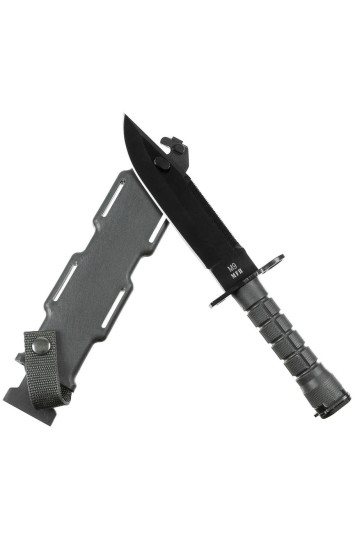 Peilis M9, žalias, plastikinė rankena, dėklas