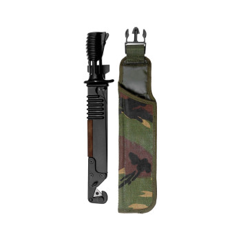 GB peilis, SA80, juodas, su makštimi, DPM apvalkalu