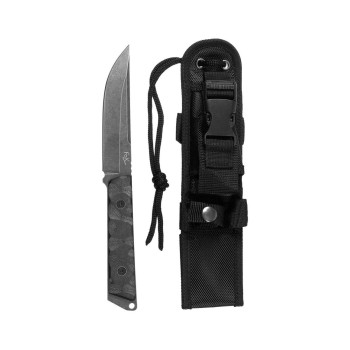 Peilis, „Kovotojas“, juodas, G10 rankena