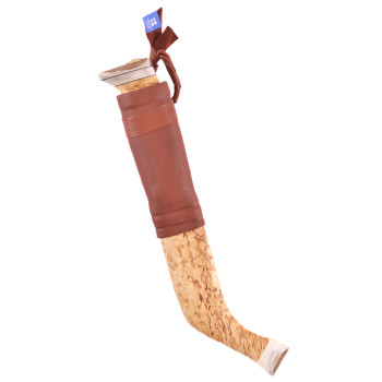 Medžioklinis peilis su garbanoto beržo rankena, Wood-Jewel