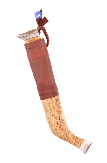 Medžioklinis peilis su garbanoto beržo rankena, Wood-Jewel