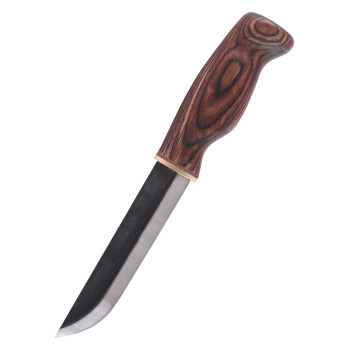 Medžioklės peilis Karhuleuku ruskea, Wood Jewel