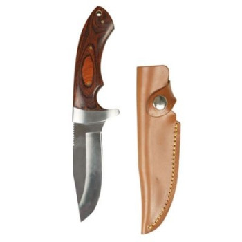 Medžioklės peilis su medine rankena Mil-Tec