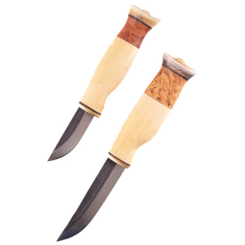 Peilis Doubleknife Kaksoispuukko sarvihatulla, Wood-Jewel 