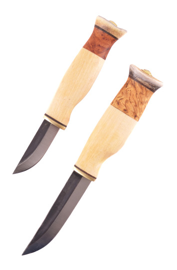 Peilis Doubleknife Kaksoispuukko sarvihatulla, Wood-Jewel 