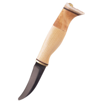 Pjaustymo peilis, garbanoto beržo rankena, Wood Jewel