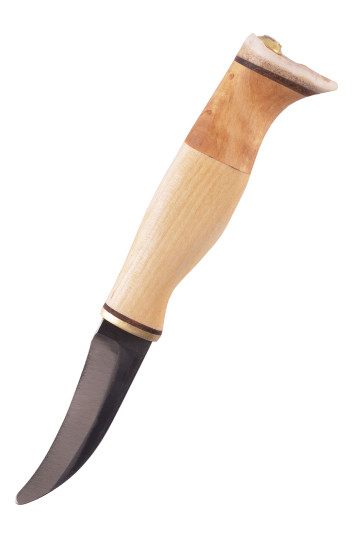 Pjaustymo peilis, garbanoto beržo rankena, Wood Jewel