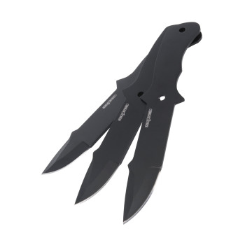 Mėtomi peiliai Cold Steel Drop-Point  - 3 vnt.