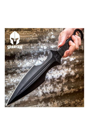 Mėtomas peilis Super Spartan su nailono makštimi