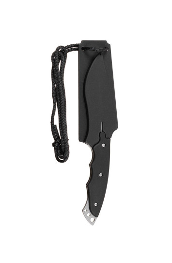 Peilis Fox su lenkta geležte ir švilpuku 