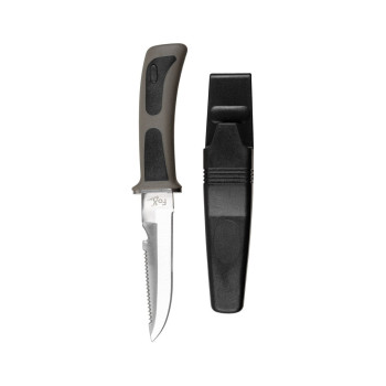 Nardymo peilis, juodas, guminė rankena