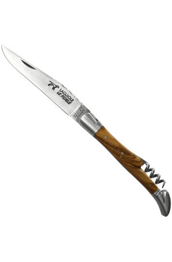 Laguiole kišeninis peilis alyvuogių medienos kamščiatraukis