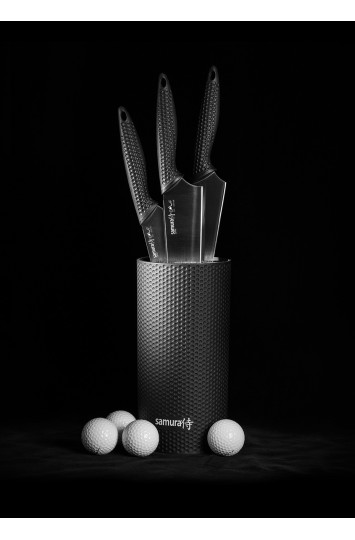 Samura GOLF Peilių blokų rinkinys su 3 virtuviniais peiliais