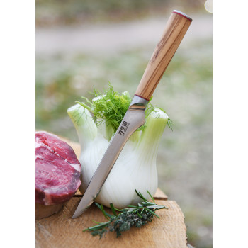 Virtuvinis peilis Boning Damasko plieno