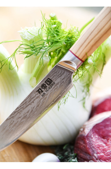 Virtuvinis peilis Utility Damasko plieno