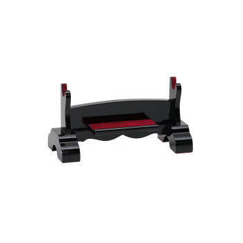 Pastatomas kardo stovas 2 kardams juodas