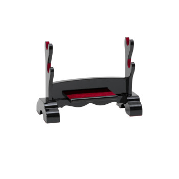 Pastatomas kardo stovas 3 kardams juodas