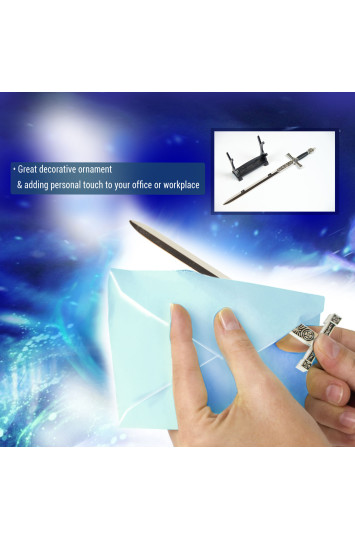 „Excalibur“ laiškų atidarytuvas su stovu